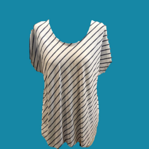 Chicos Striped Tunic Top
